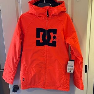 DC Vibrant Orange Jacket with Logo